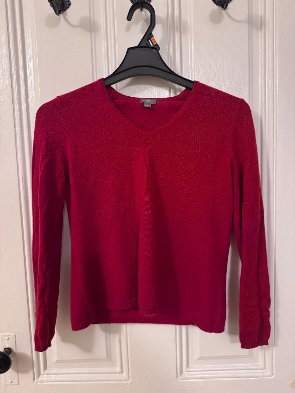 Ruby Red Ann Taylor Cashmere Sweater - Size Petite Large